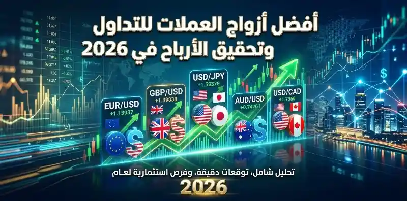 أفضل أزواج العملات للتداول وتحقيق الأرباح في 2026